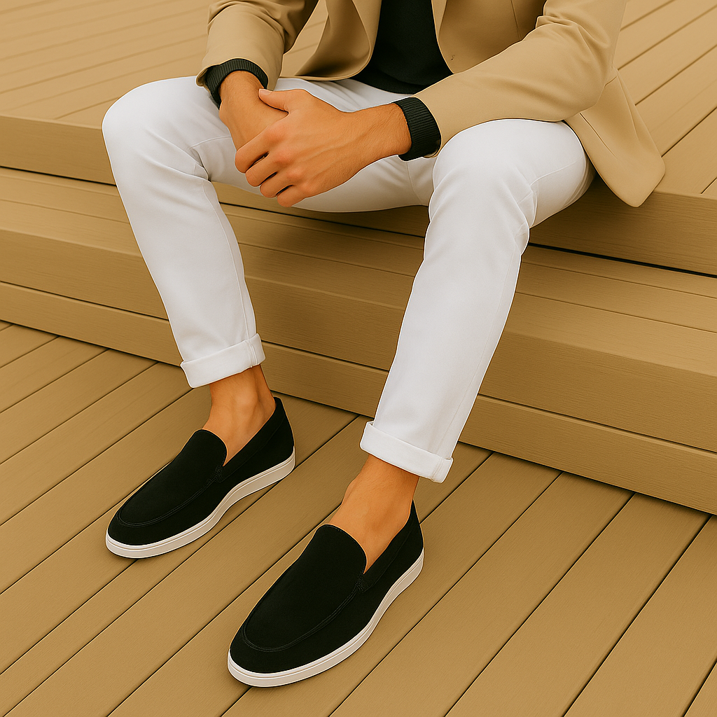 København Tøjatelier™ | Elegante Loafers i Ruskind