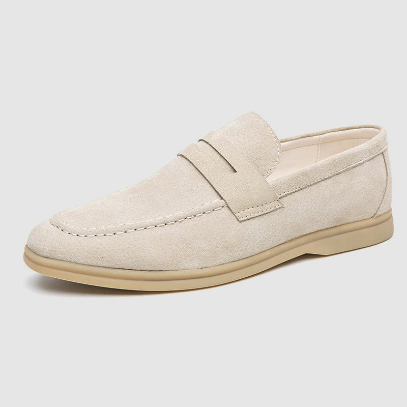 København Tøjatelier™ | Firenze Chic Ruskindsloafers