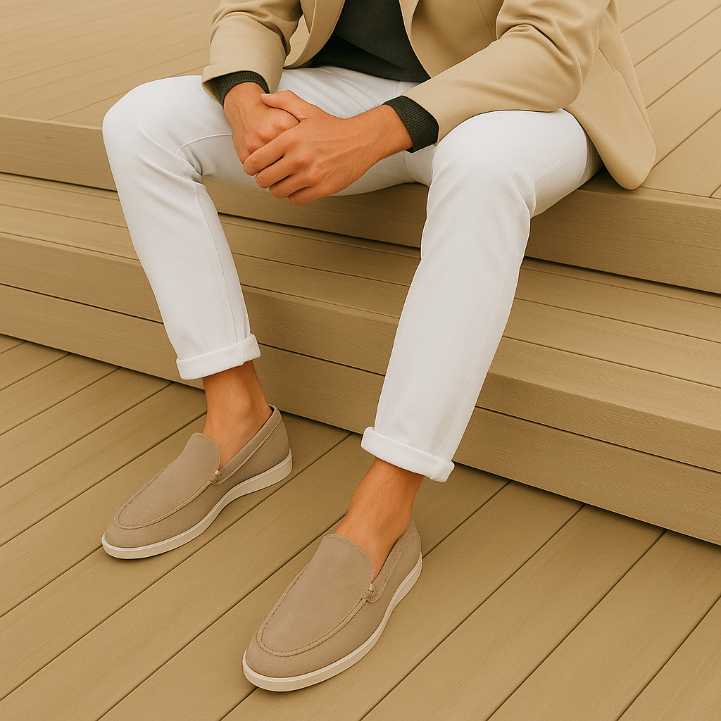 København Tøjatelier™ | Elegante Loafers i Ruskind