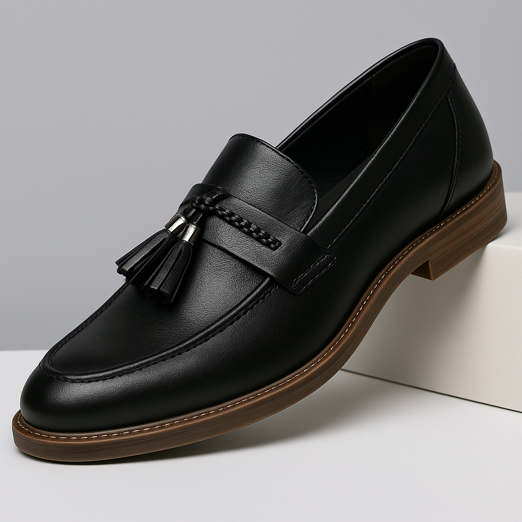 København Tøjatelier™ | Læderloafers med Kvaster