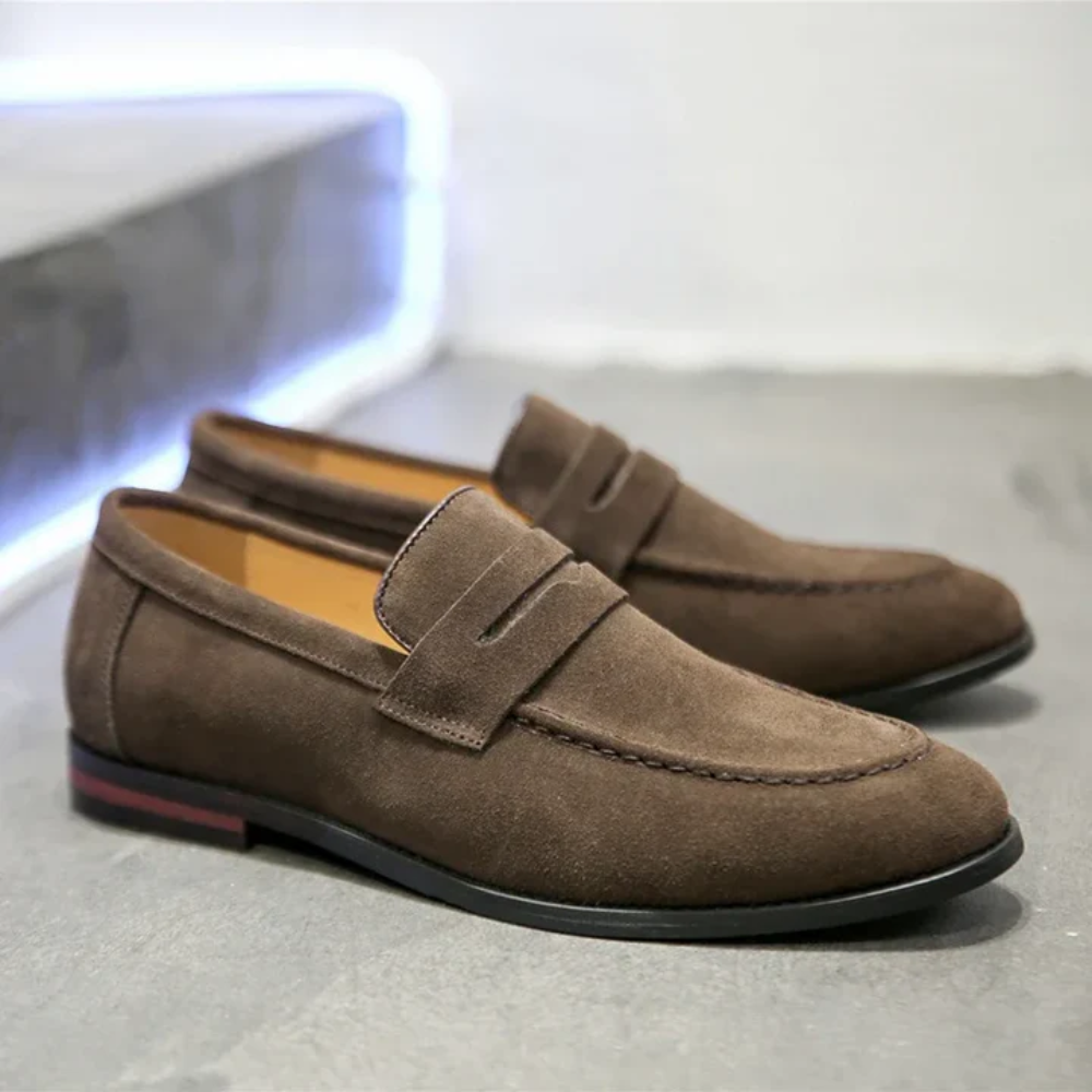København Tøjatelier™ | Sommerloafers i Ruskind