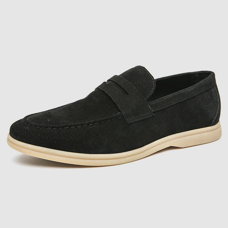 København Tøjatelier™ | Firenze Chic Ruskindsloafers