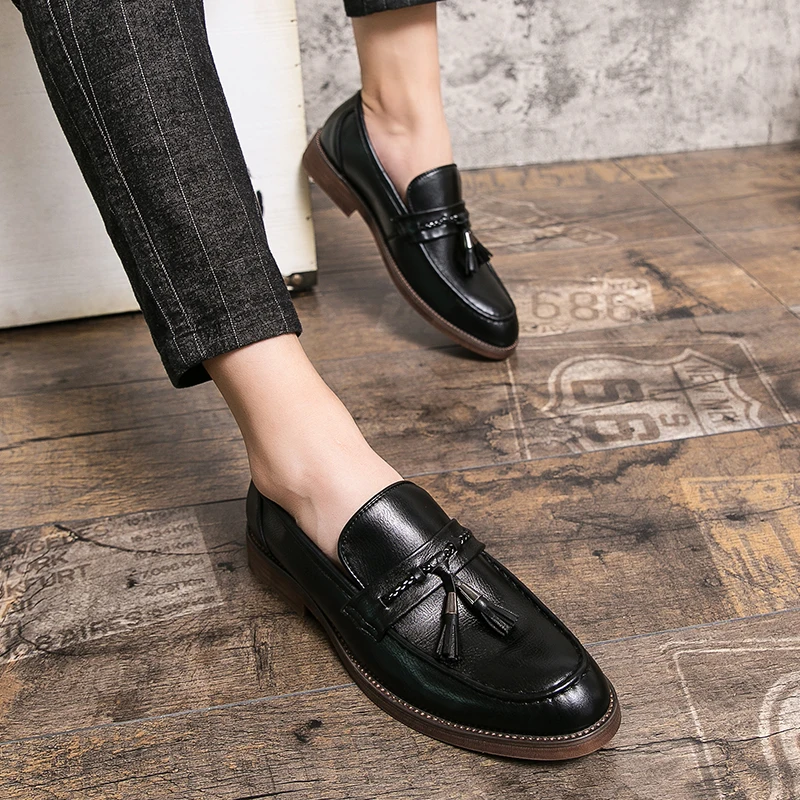 København Tøjatelier™ | Læderloafers med Kvaster