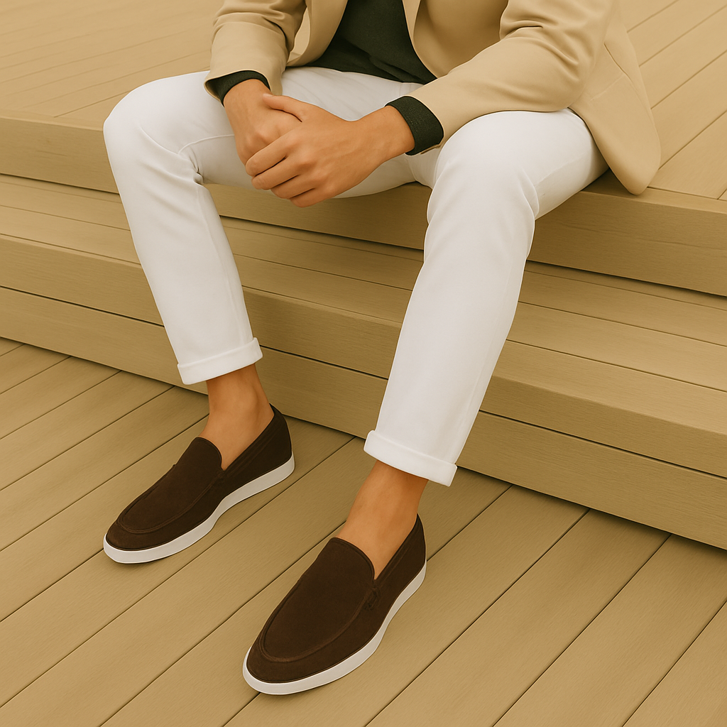 København Tøjatelier™ | Elegante Loafers i Ruskind